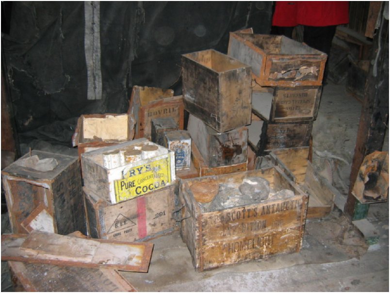 old stuff in scott's hut