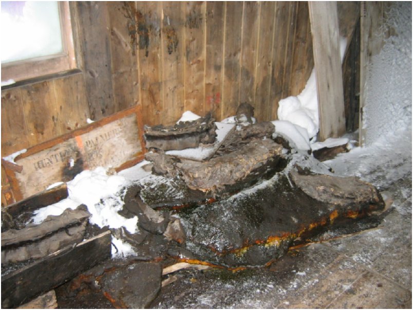 old stuff in scott's hut